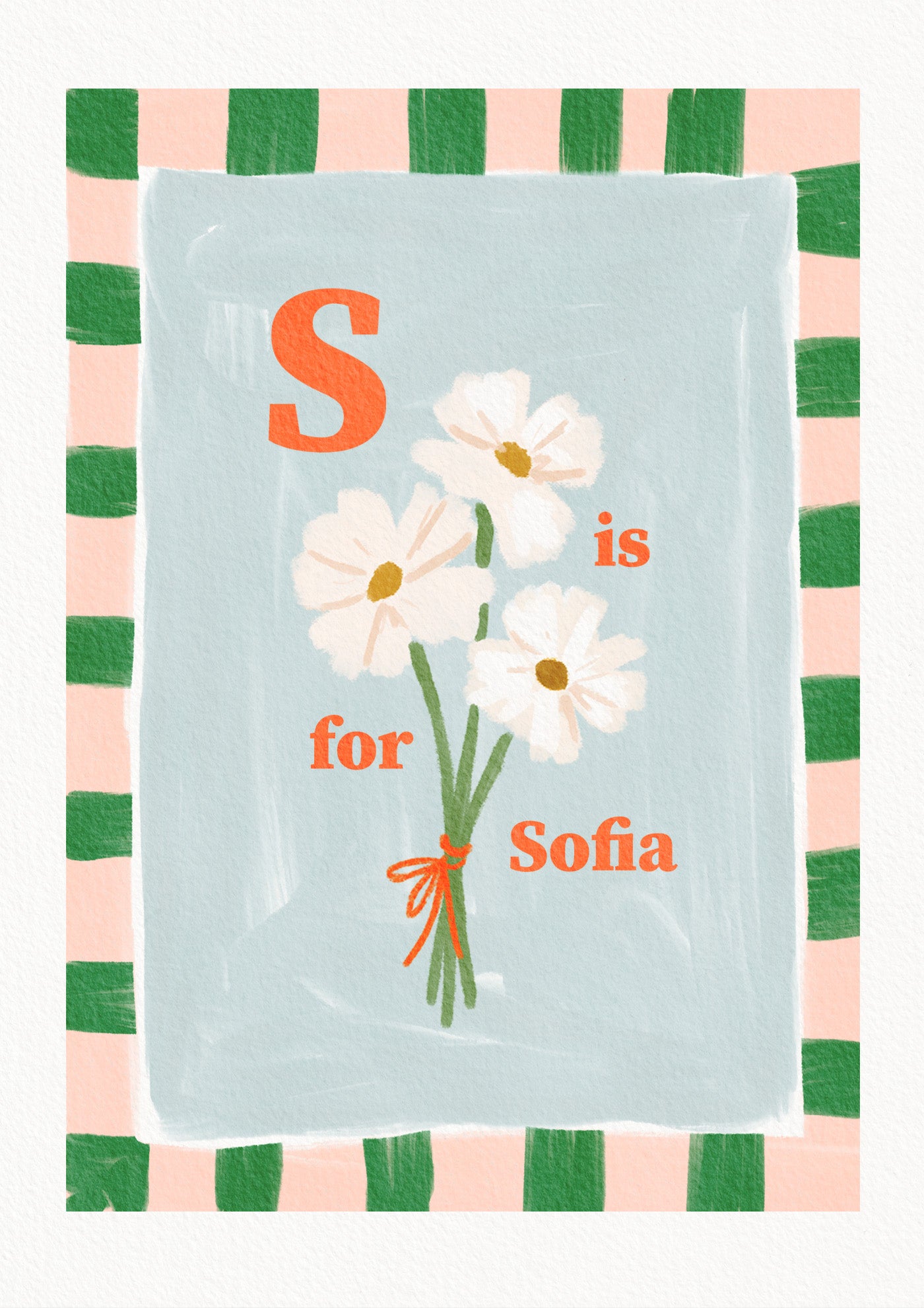 Personalised Name Nursery Print