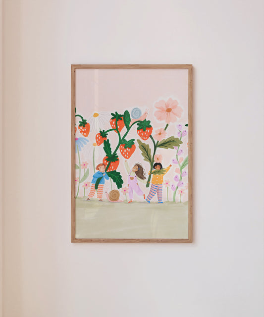 Strawberry Kids Print