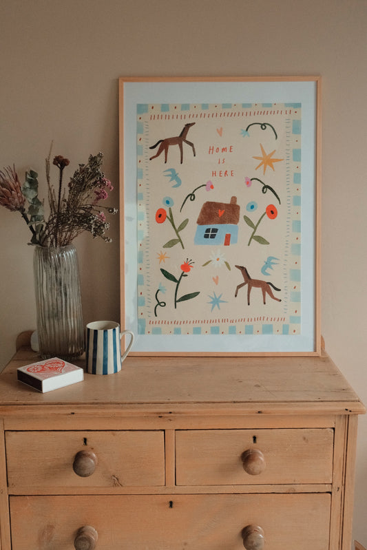 Home is Here Print