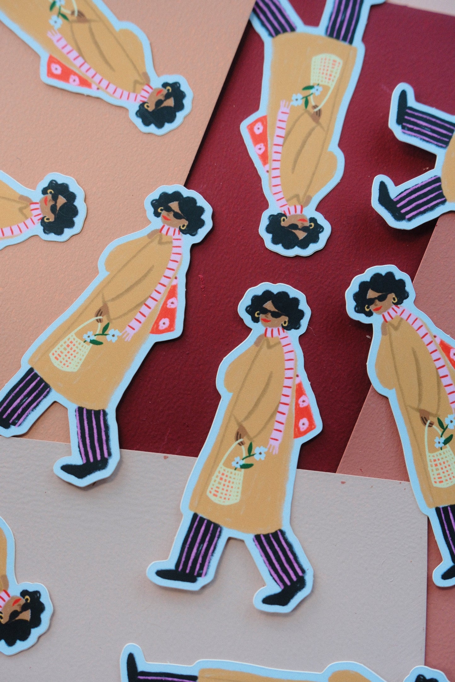 Cool girl Vinyl Sticker