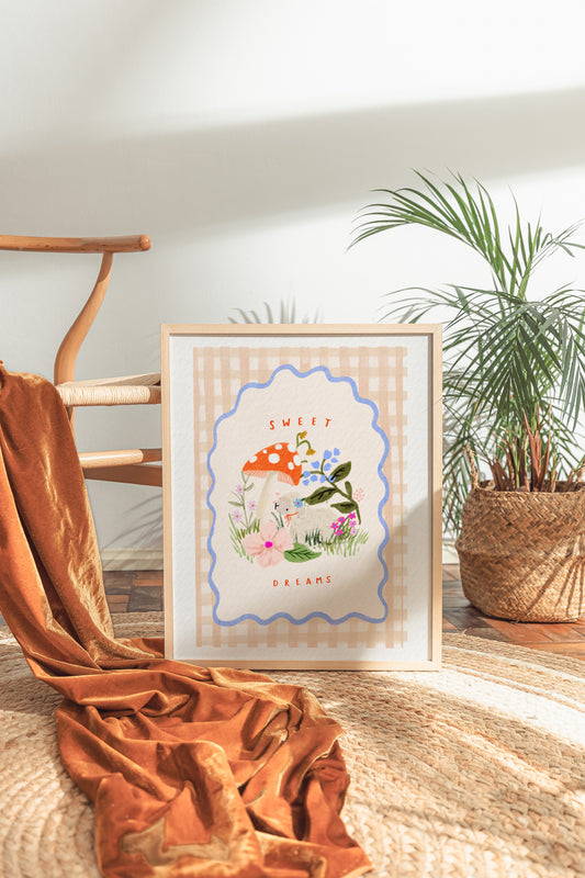 Sweet Dreams Nursery Print
