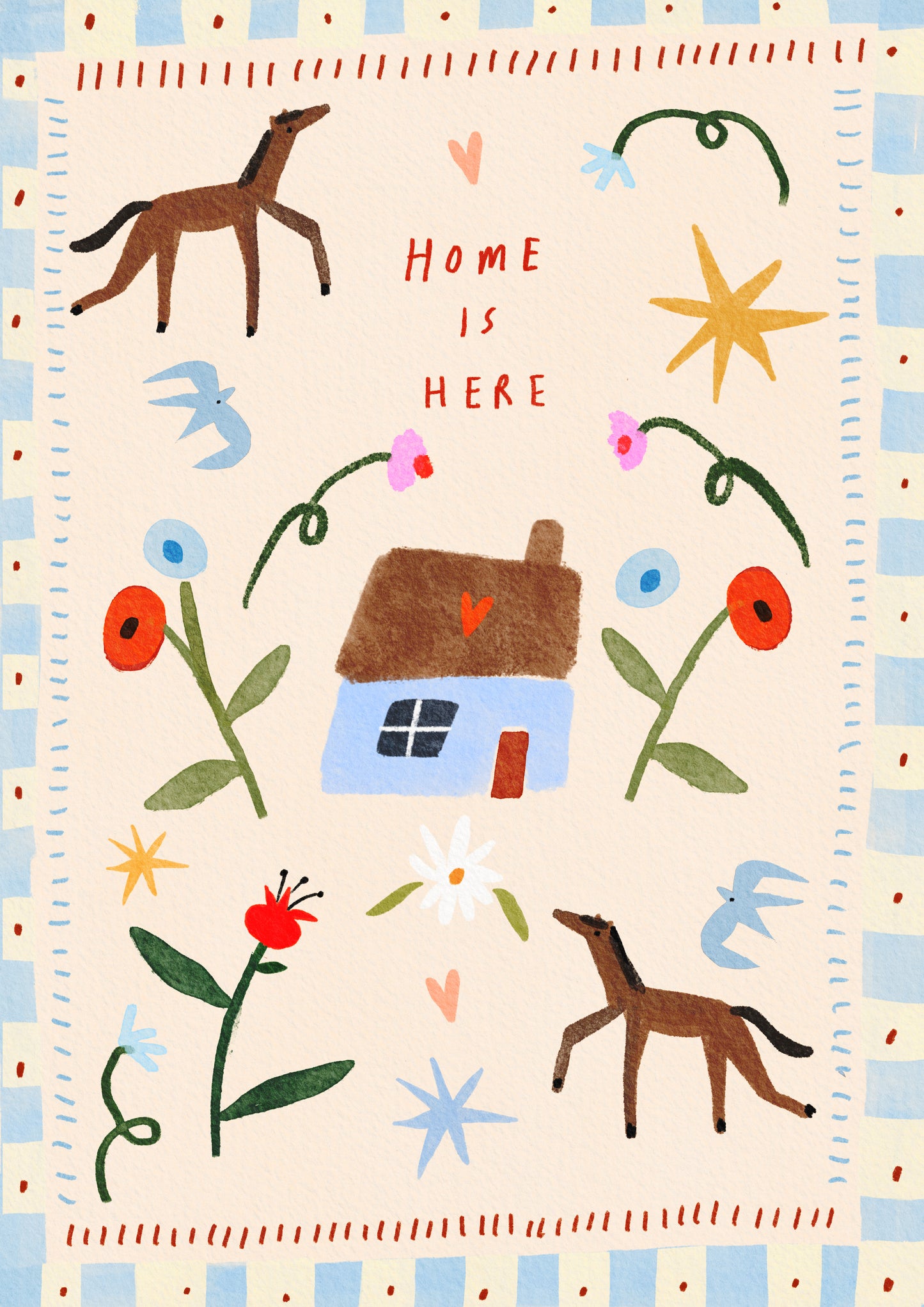 Home is Here Print