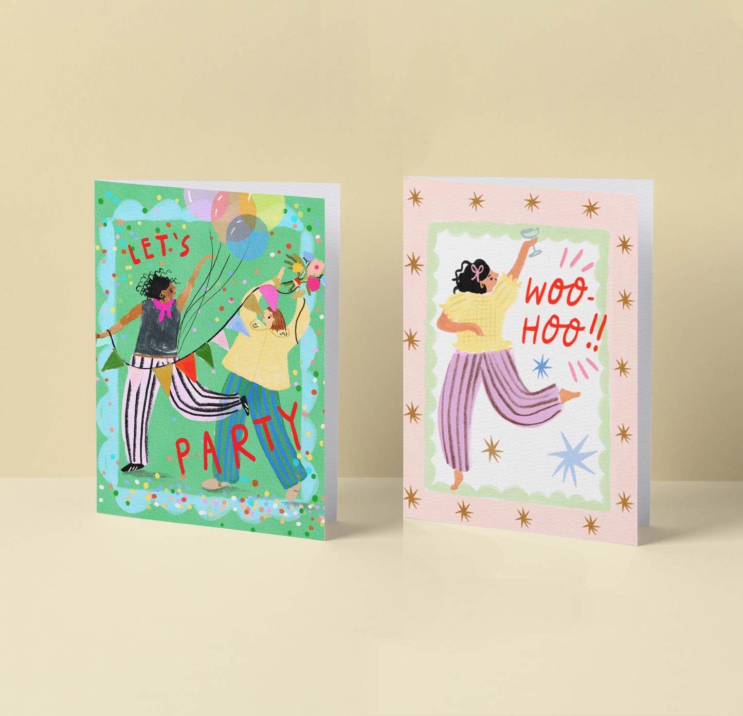 Pack of 4 Birthday Cards