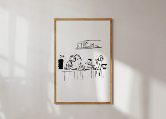 Coffee Shop Print
