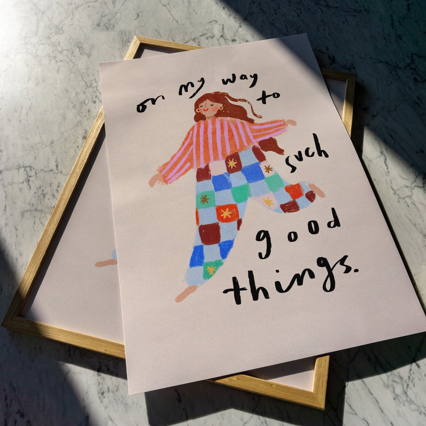 On my way to such good things Print