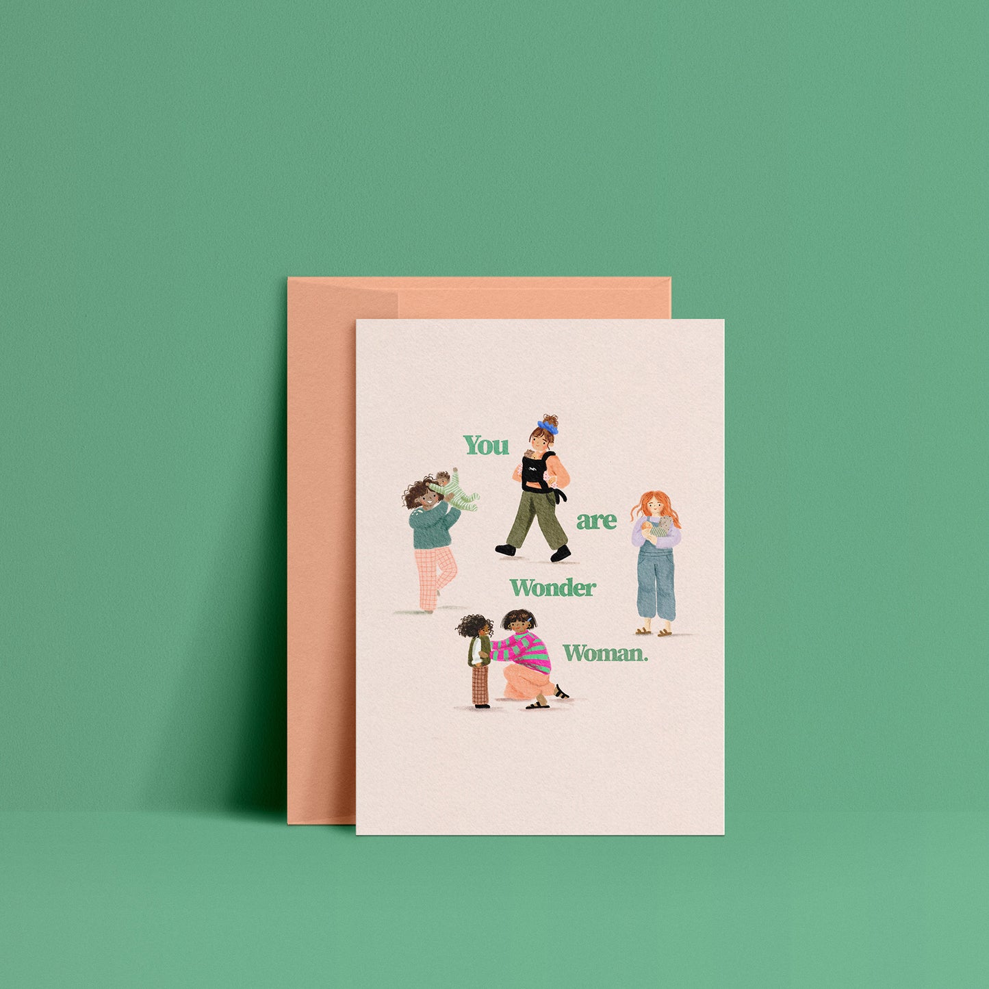 Mum card - You are Wonder Woman A6