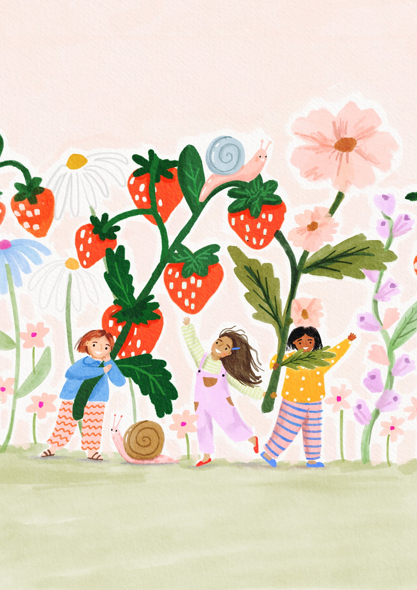 Strawberry Kids Print