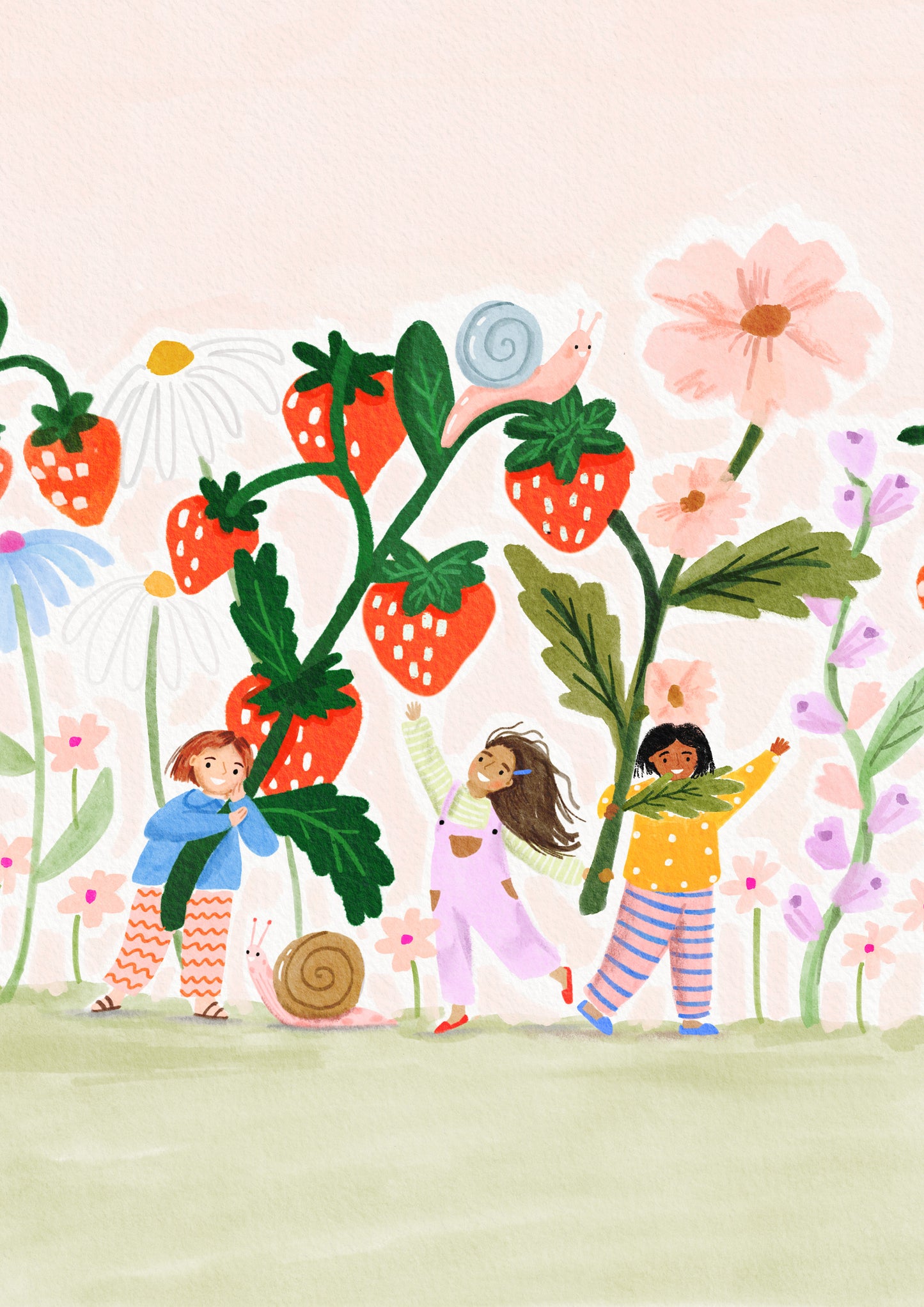 Strawberry Kids Print
