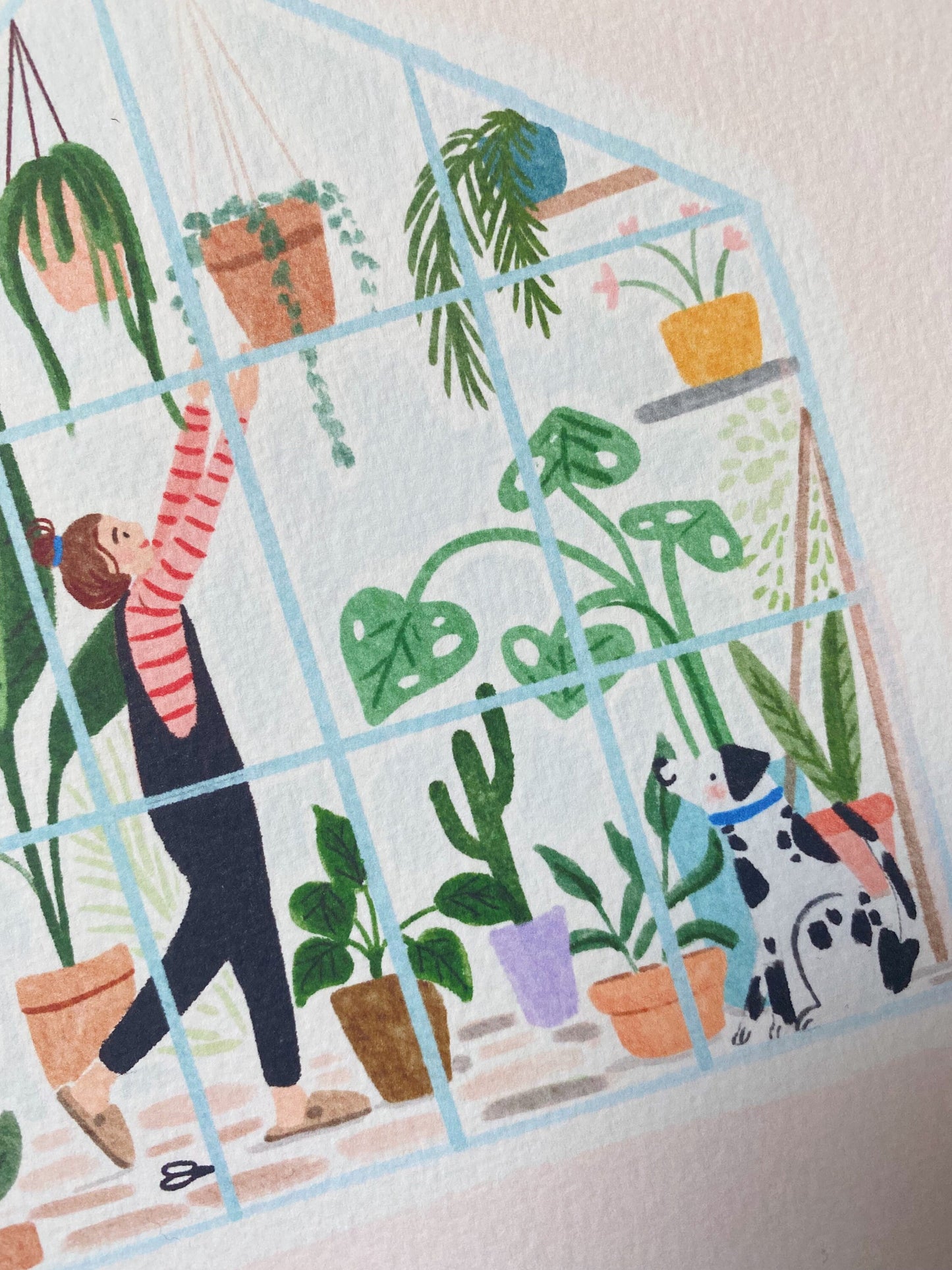 Greenhouse Girl Print