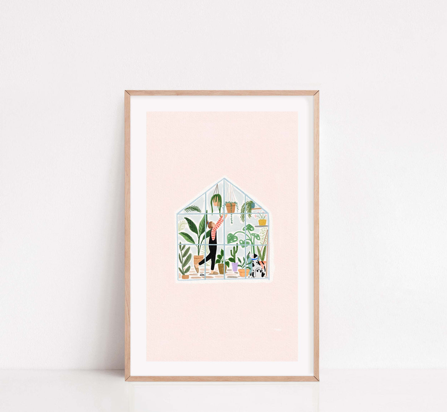 Greenhouse Girl Print