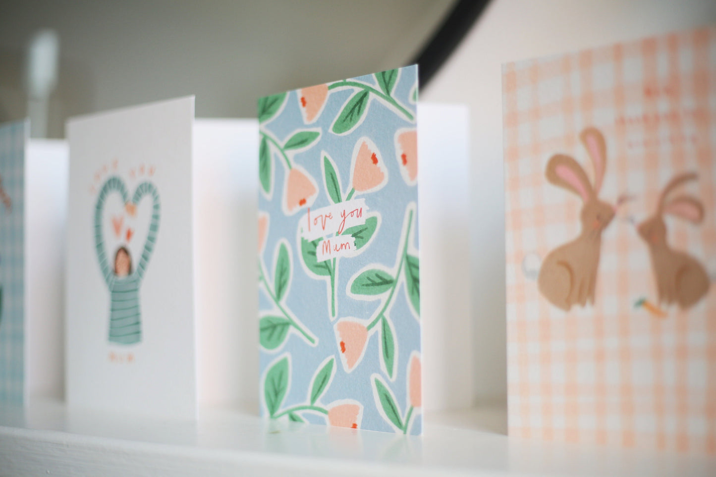 A6 Floral, Love You, Mum Card