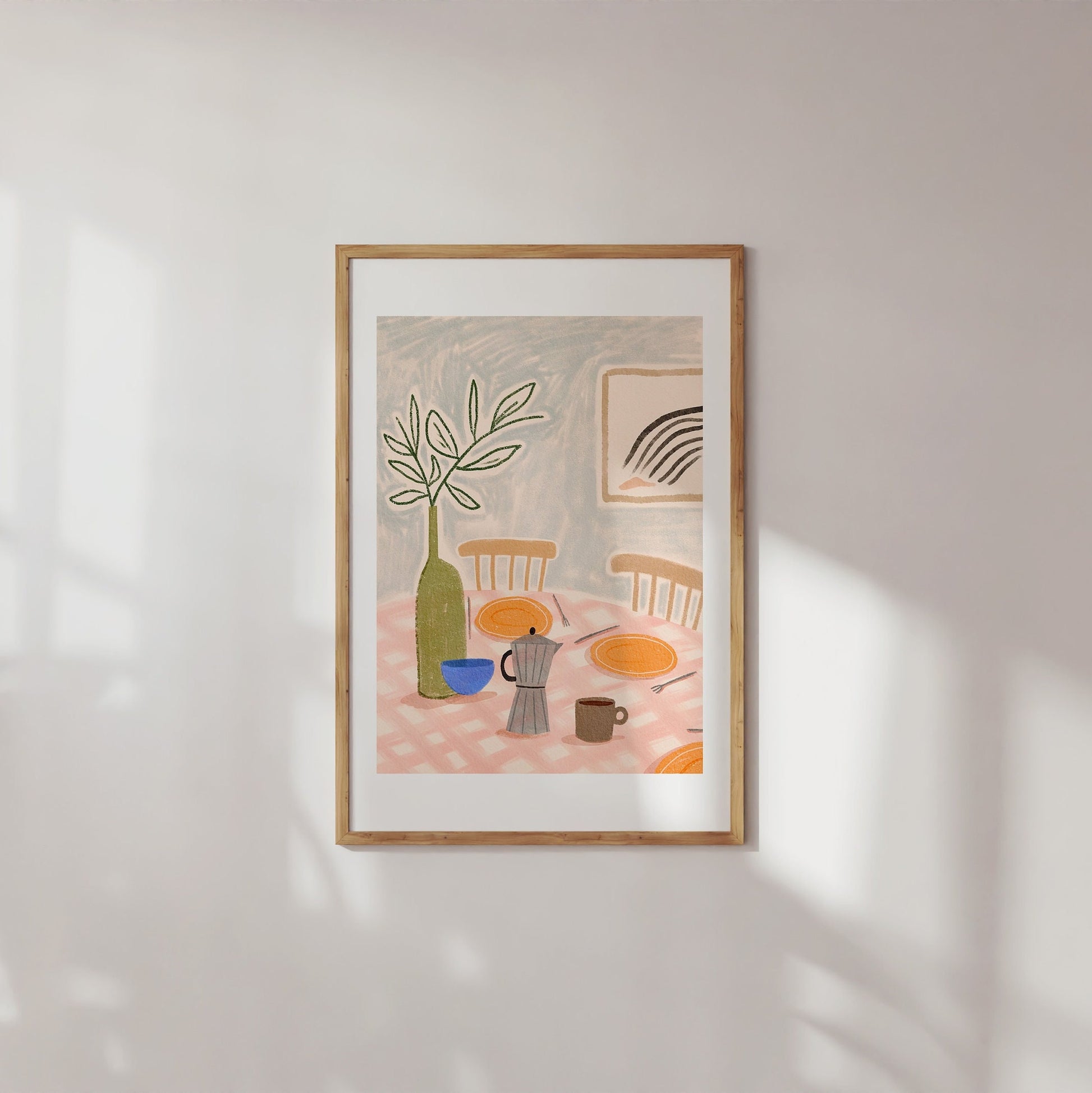 Breakfast at Ours Print