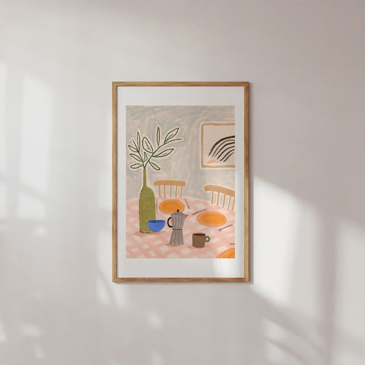 Breakfast at Ours Print