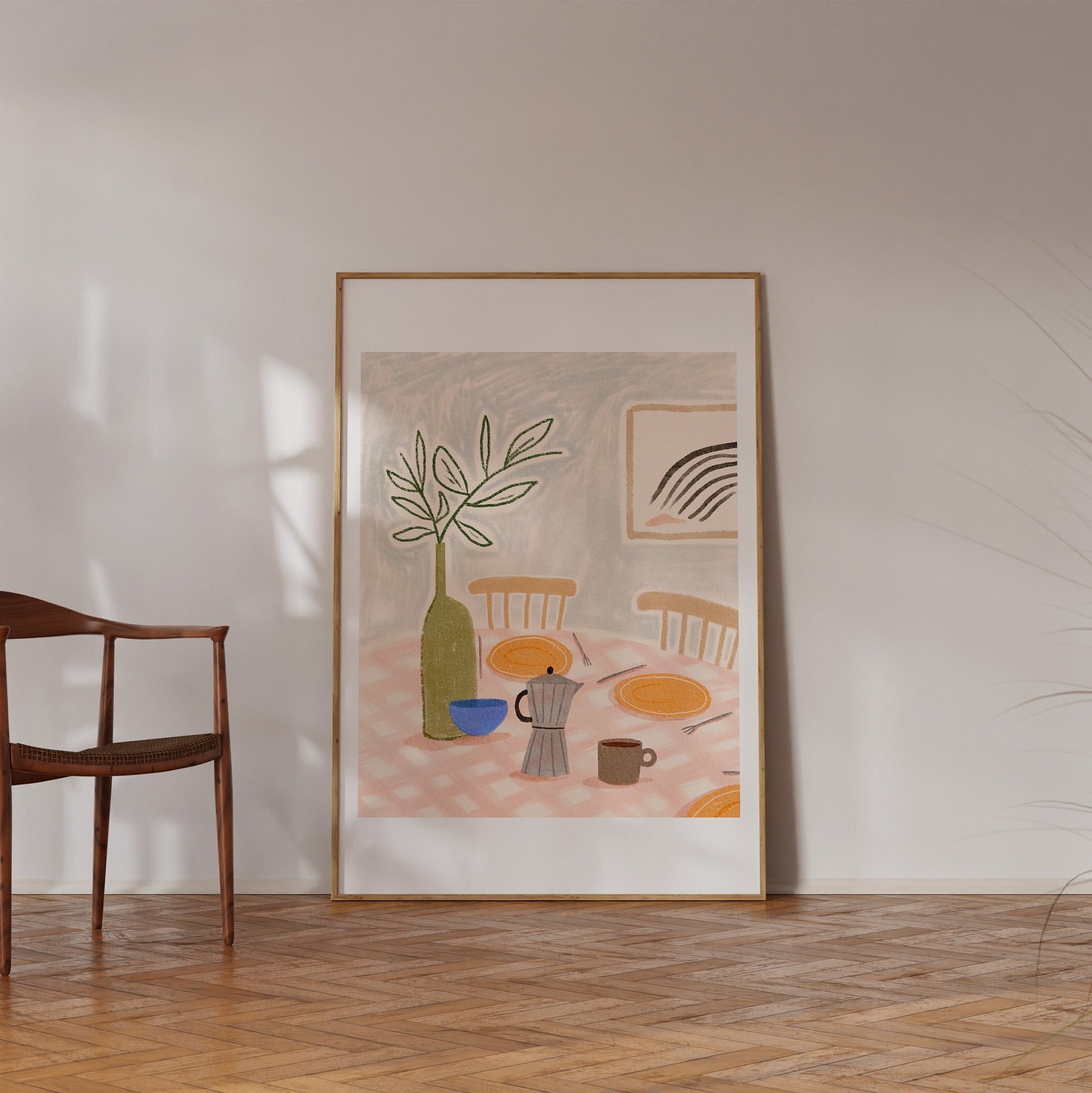 Breakfast at Ours Print