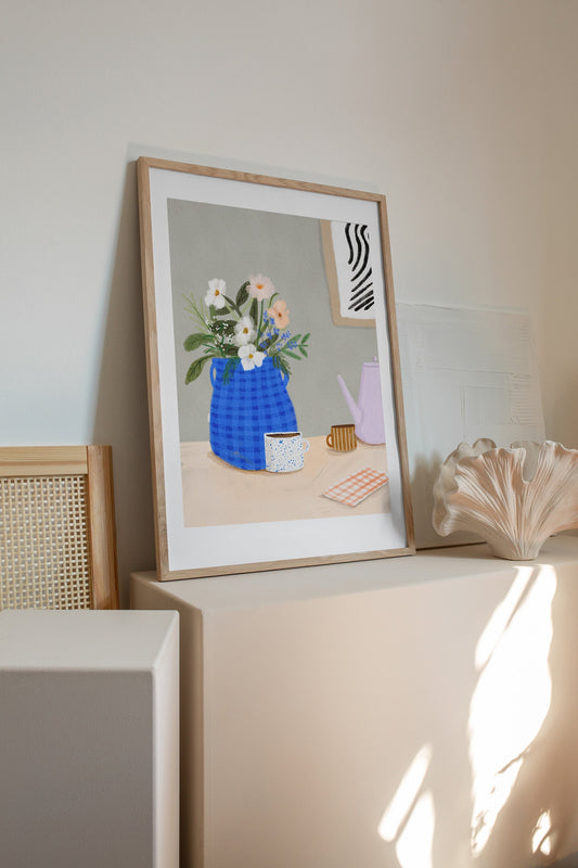 A4 Floral jug