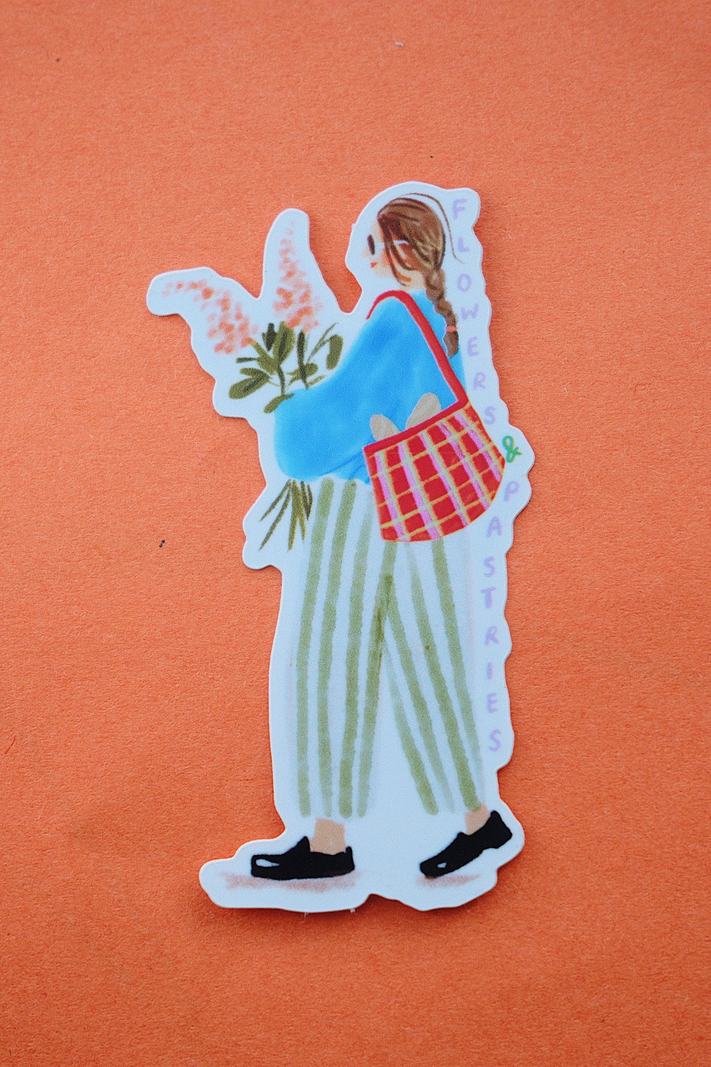 Flowers & Pastries Vinyl Sticker