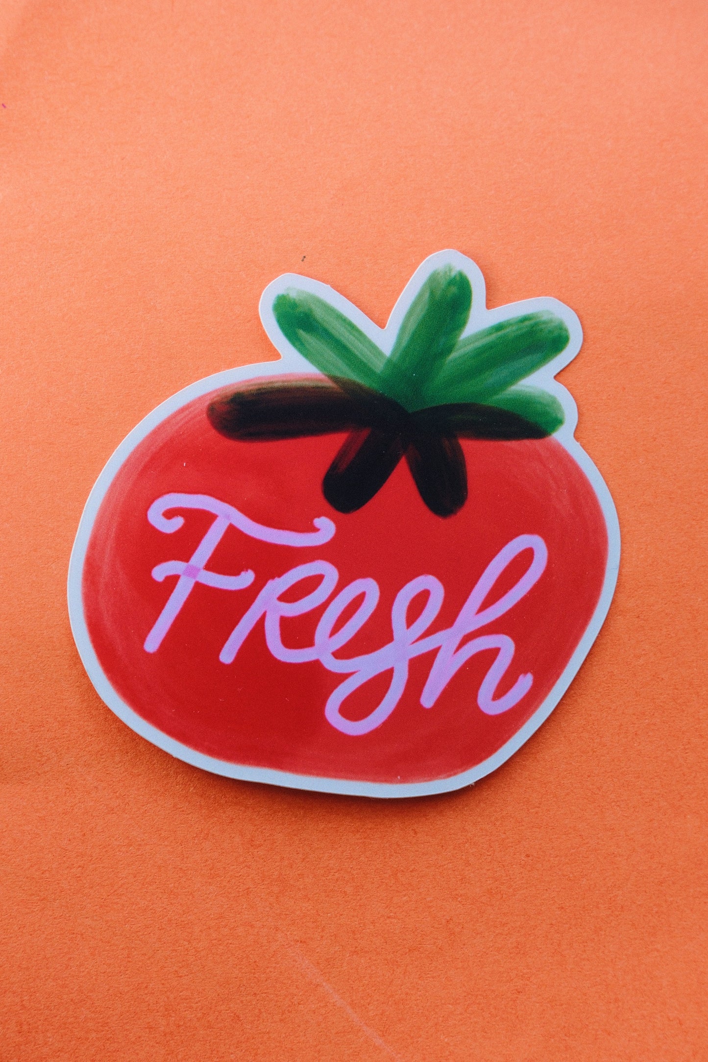 Fresh Tomato Vinyl Sticker