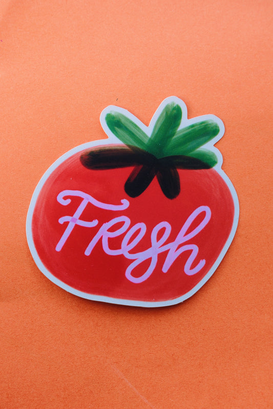 Fresh Tomato Vinyl Sticker