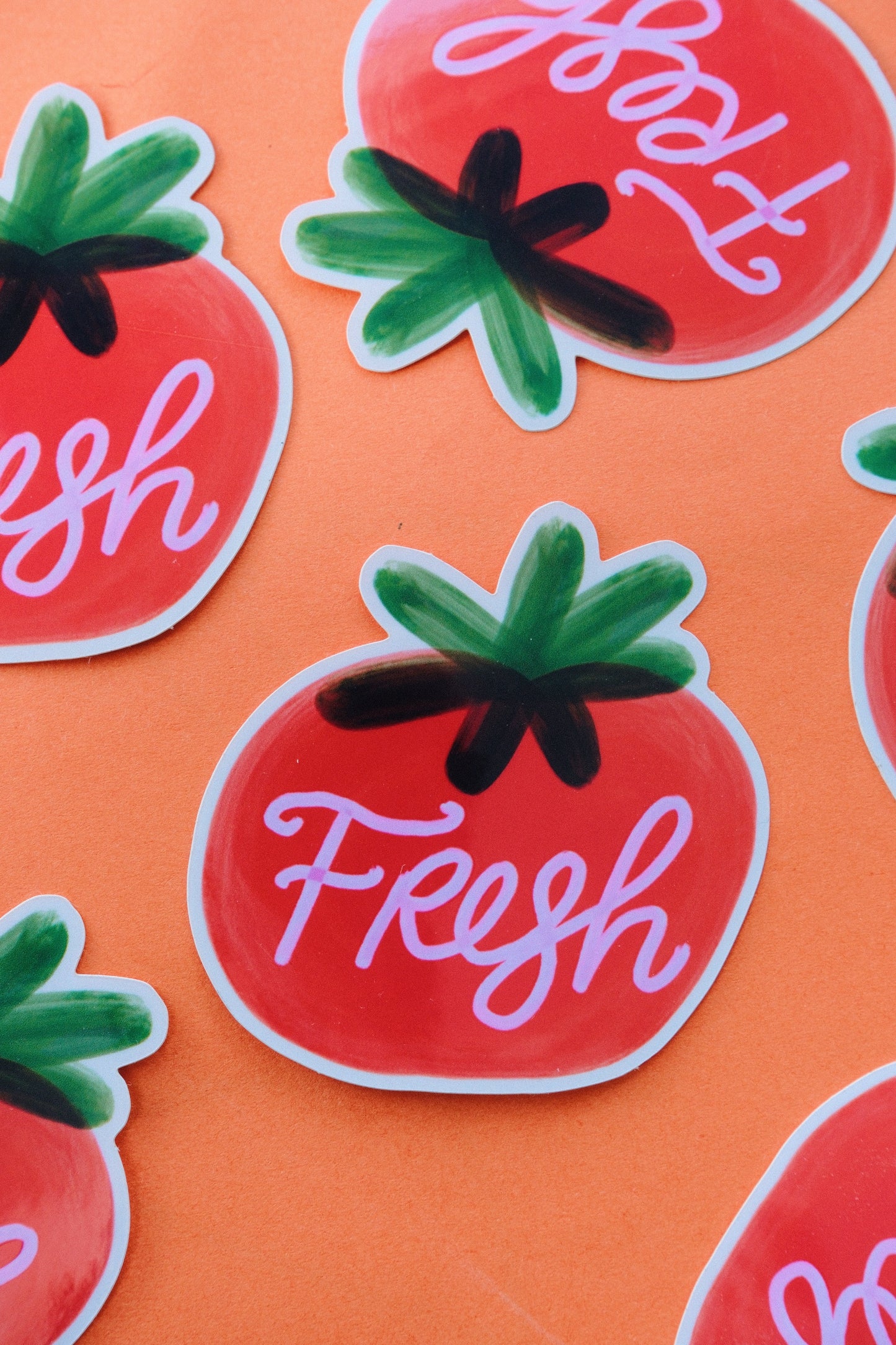 Fresh Tomato Vinyl Sticker