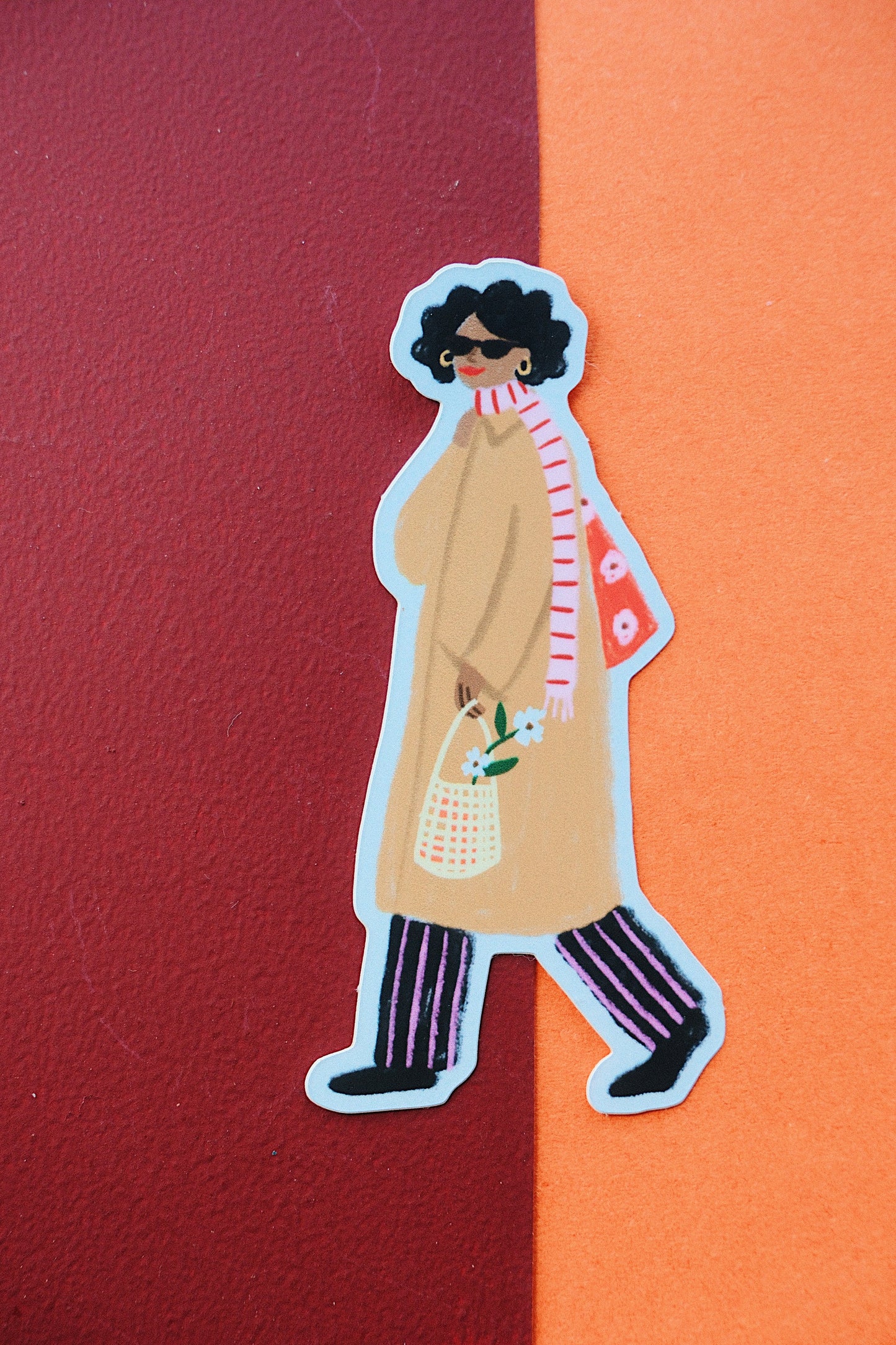 Cool girl Vinyl Sticker