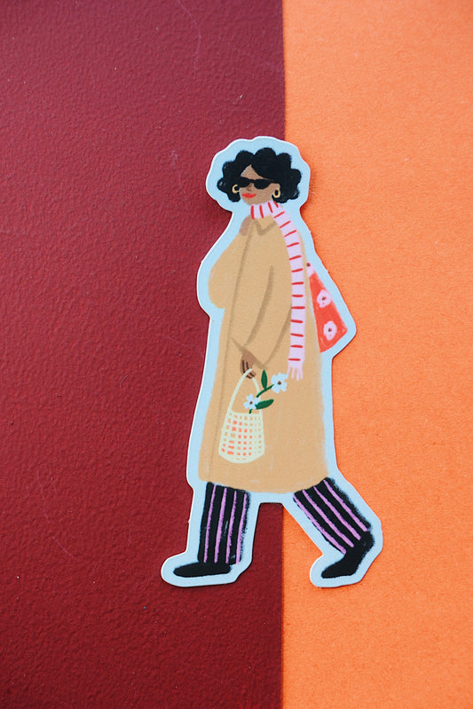 Cool girl Vinyl Sticker