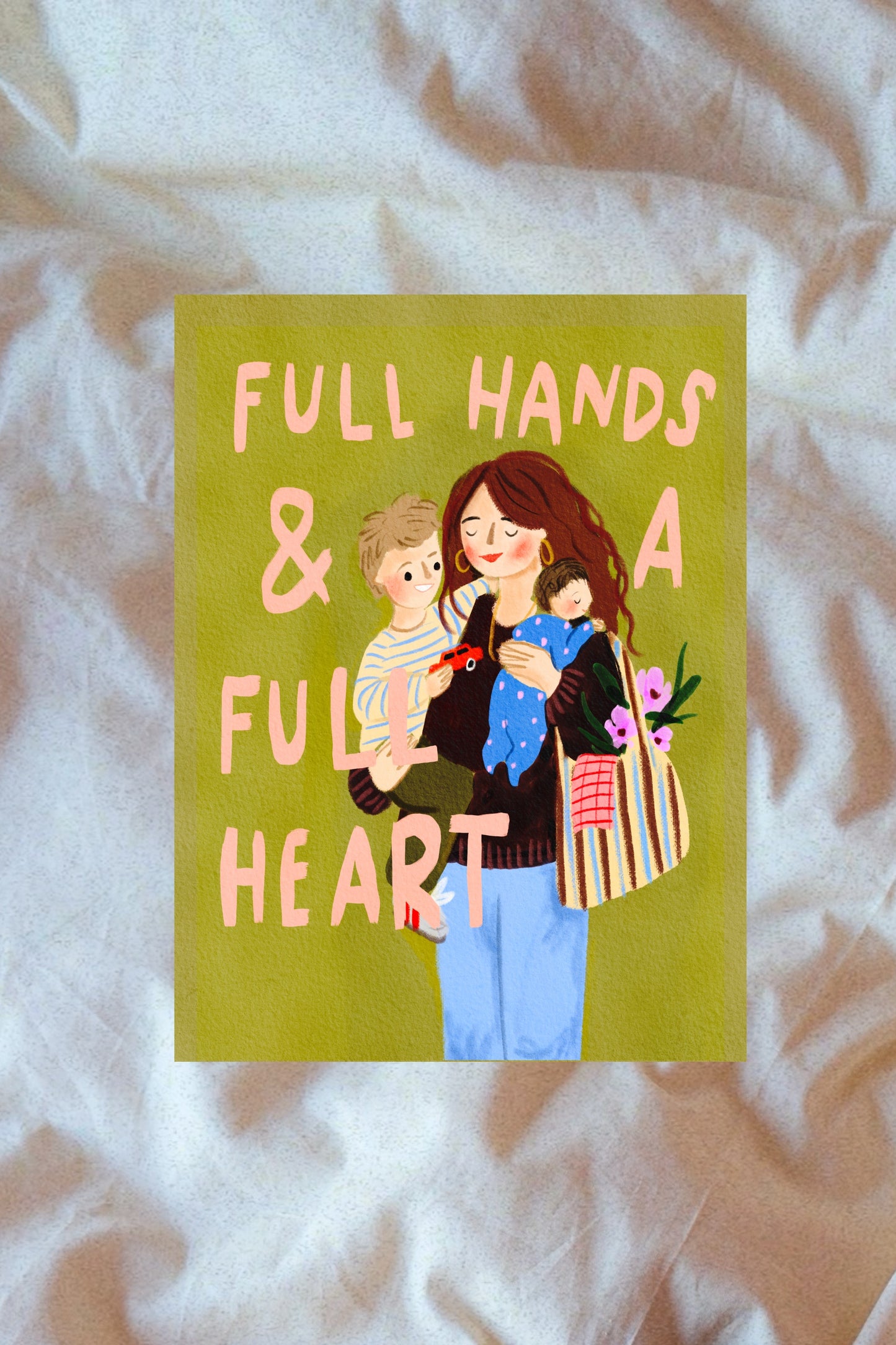 Full hands and full heart print