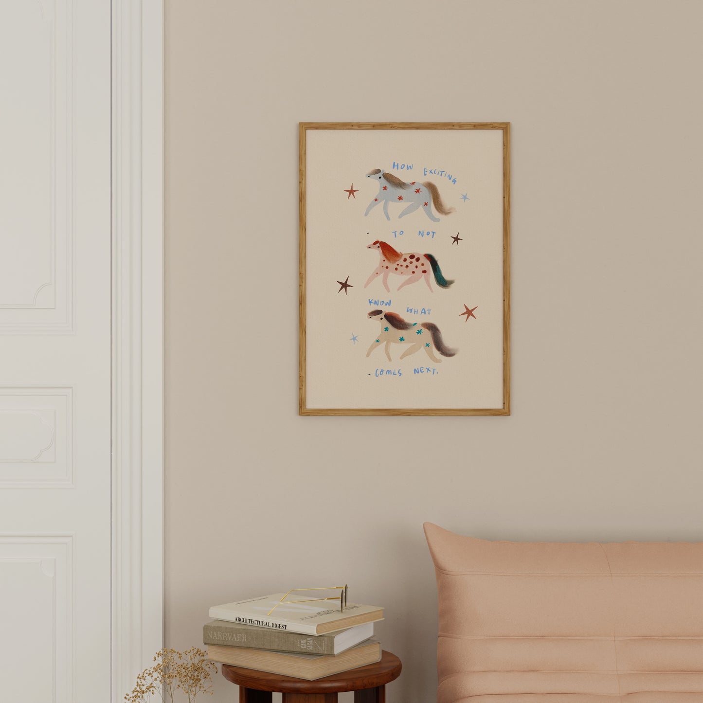 How exciting to not know what comes next print