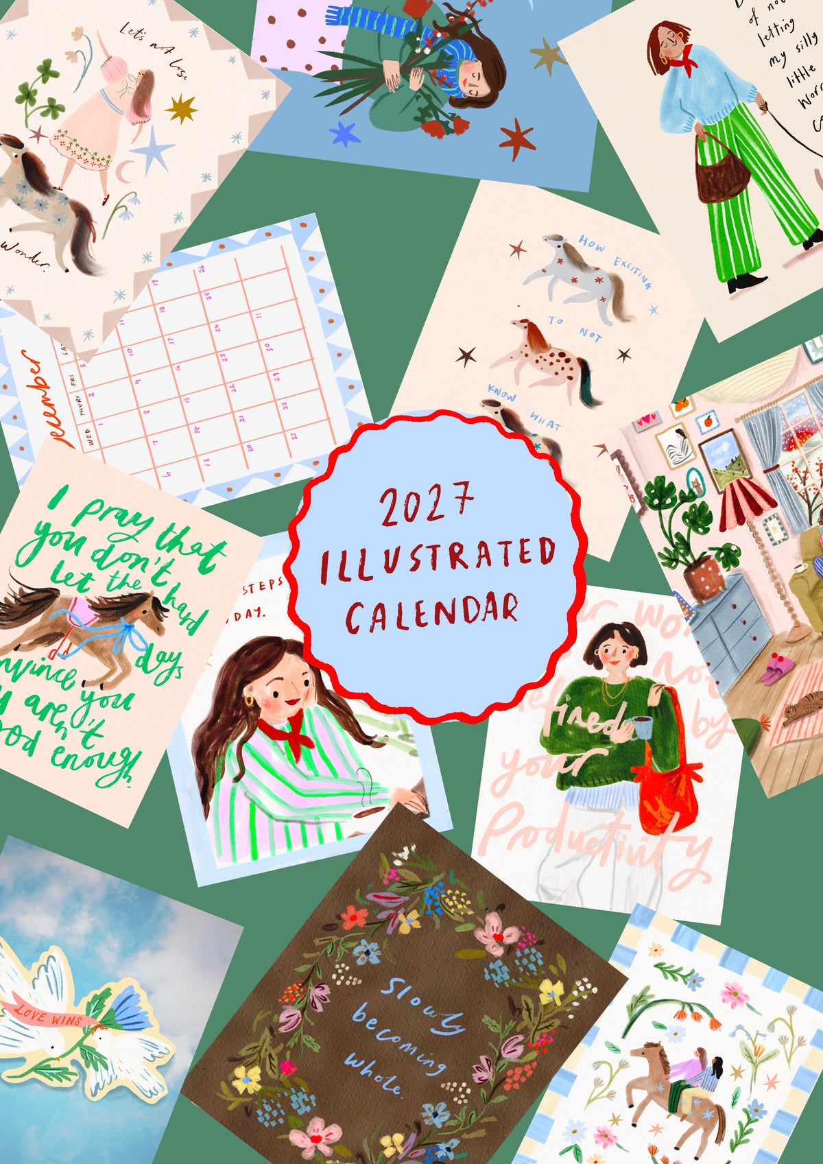 2027 Illustrated Calendar