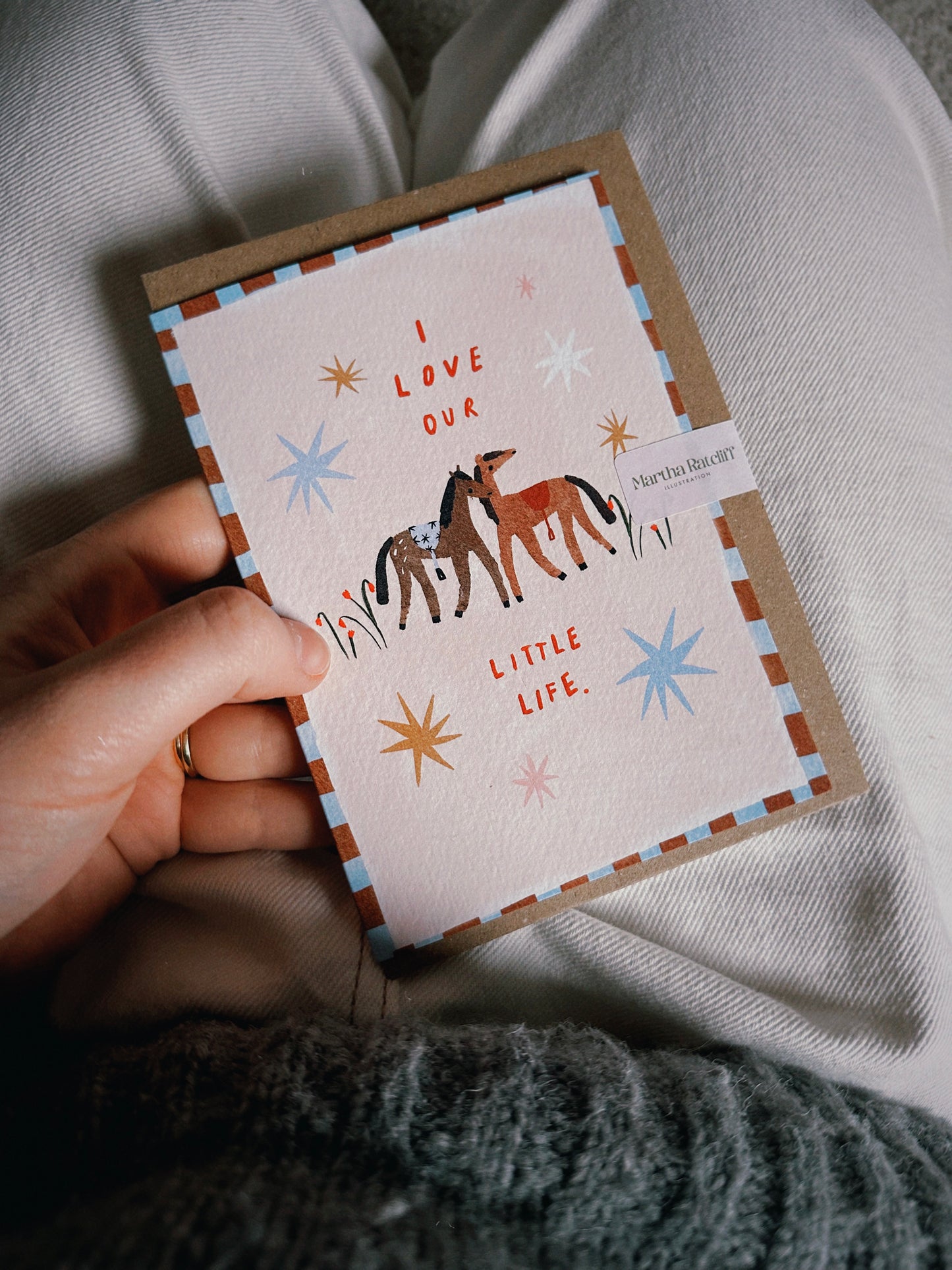 I love our little life A6 Card | Cute Greetings Thoughtful contemporary