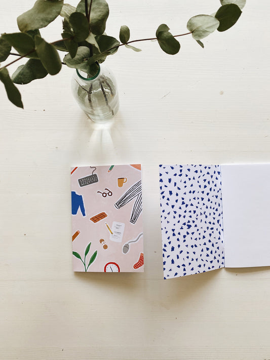 Work From Home Design A5 Notebook