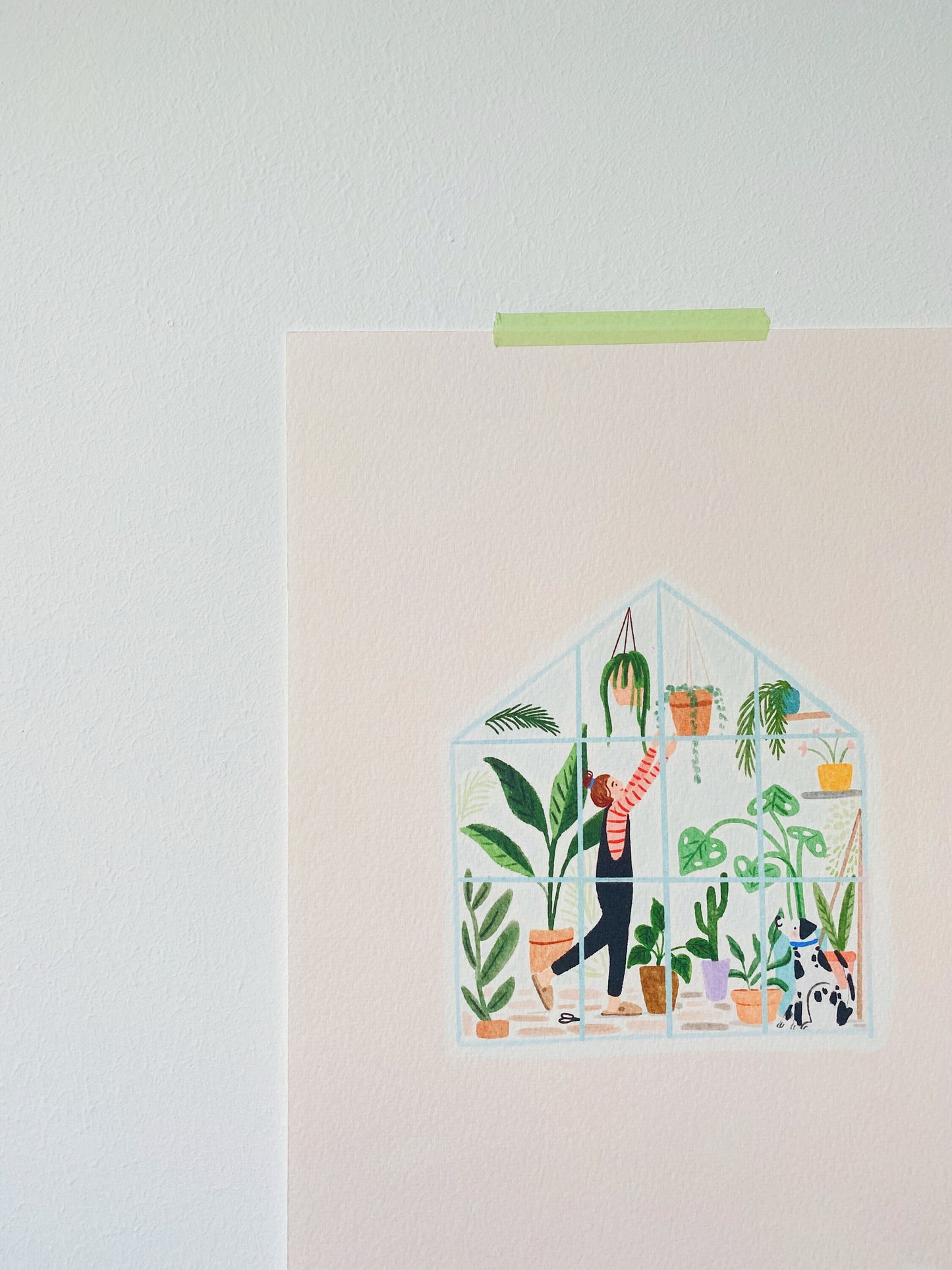 Greenhouse Girl Print